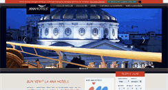 Desktop Screenshot of anahotels.ro